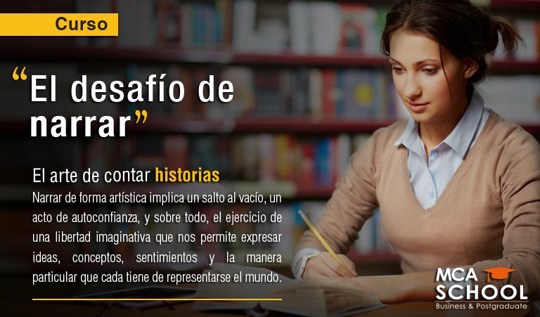 miriadax's tweet photo. Aprende a contar una historia de modo efectivo e impactante. En este #curso #gratuito aprenderás a construir argumentos, personajes y a utilizar de forma estética el lenguaje. Inscríbete: https://t.co/YWNNjWCjc3 … #literatura #educación #gratis https://t.co/eWR1dOi7vk