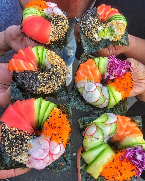 tasteofLUVL's tweet photo. Sushi donuts? Yes, Please! Can we get this going in #Louisville, please? #FoodPorn #Foodie #Food #TOL #Taste #TasteofLouisville #TOL2018 https://t.co/cuqEhMx6Gu