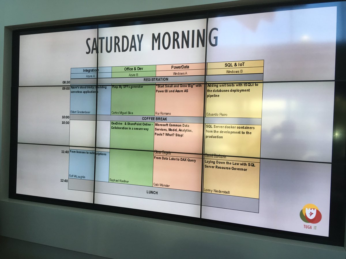 Ra_Koellner's tweet photo. @tugaitconf @n_silva @tiagocostapt  I was awesome to speak at #TugaITConference ! 
Thanks for the Organizing #Microsoft365 #Collaboration #Secure #gdpr #SharePoint https://t.co/vKyRjzX3Hz