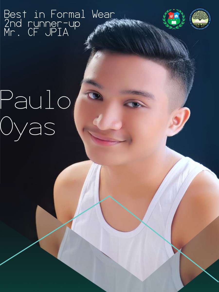 uscjpia's tweet photo. Congratulations to our very own Mr. and Ms. CF JPIA!
Paulo Oyas
Best in Formal Wear
2nd runner up
Mary Kris Terana
Best in Long Gown
1st runner up
#LAMBO
#BlueTitans
#ThroneDefended https://t.co/DhnJcoFC9a