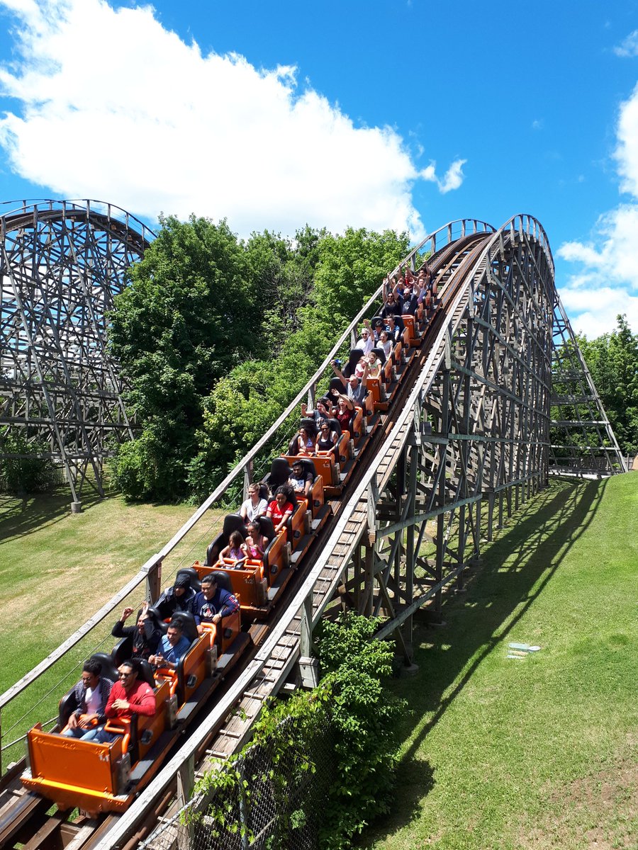 Al Is A Crazy Fig The Mighty Canadian Minebuster Is One Of The 4 Original Roller Coasters To Debut With The Park In 1981 It Is A Mirror Image Of
