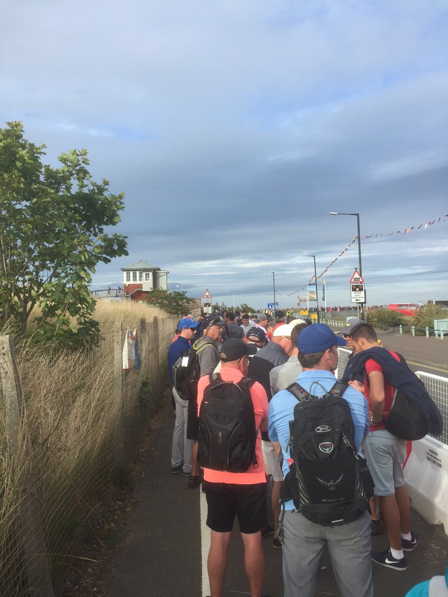 ⁦<a href="/ScotRail/">ScotRail</a>⁩ ⁦<a href="/TheOpen/">The Open</a>⁩ the transport to and from Carnoustie is an absolute joke. Worst logistics in a decade yet the most sophisticated information systems. Great advert for golf ruined...