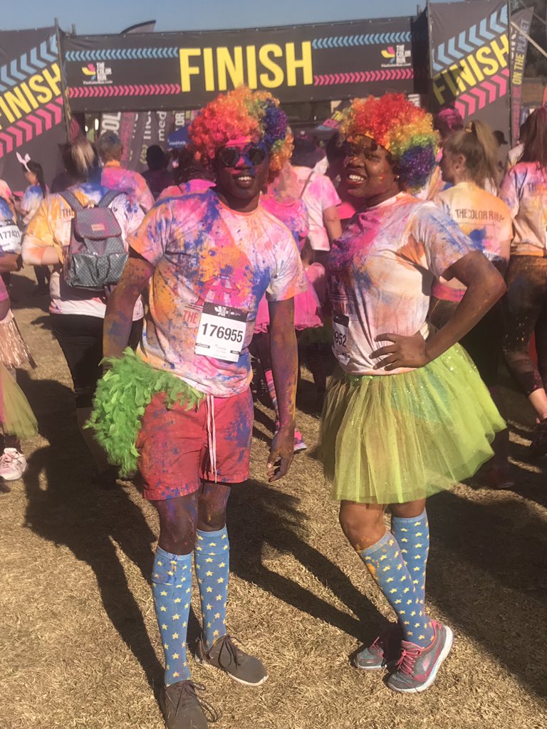kingKgau92's tweet image. #TheColorRunSA