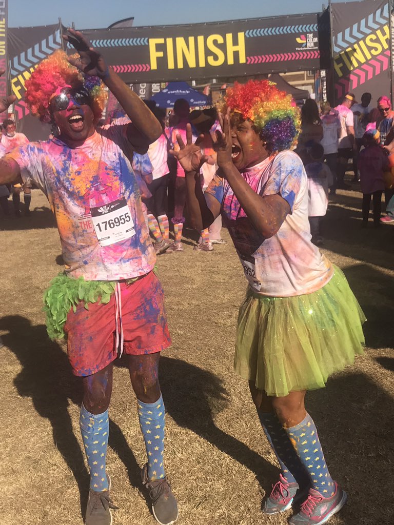 kingKgau92's tweet image. #TheColorRunSA