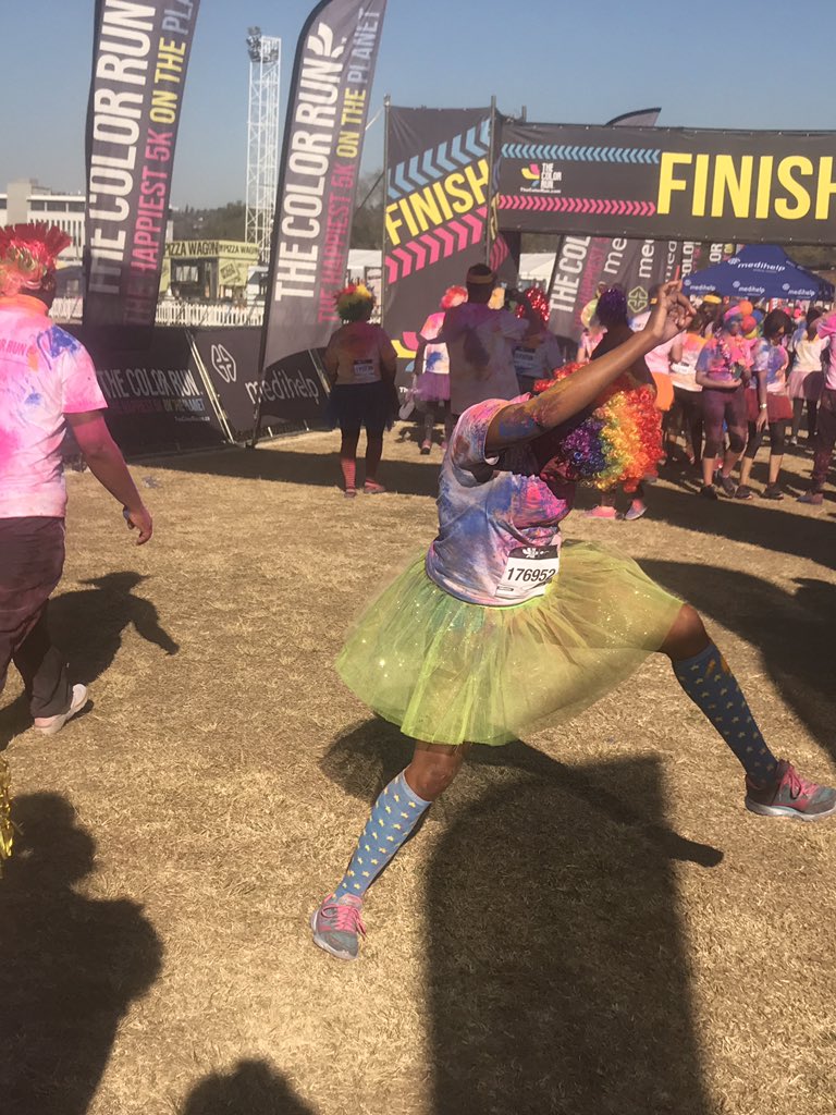 kingKgau92's tweet image. #TheColorRunSA