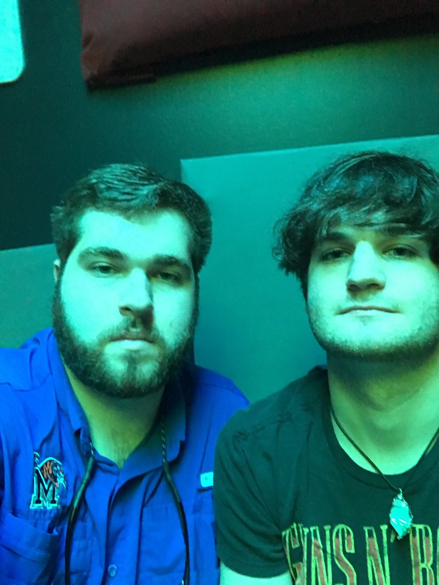 Just two brothers hanging in the studio! #Brothers #rocknroll