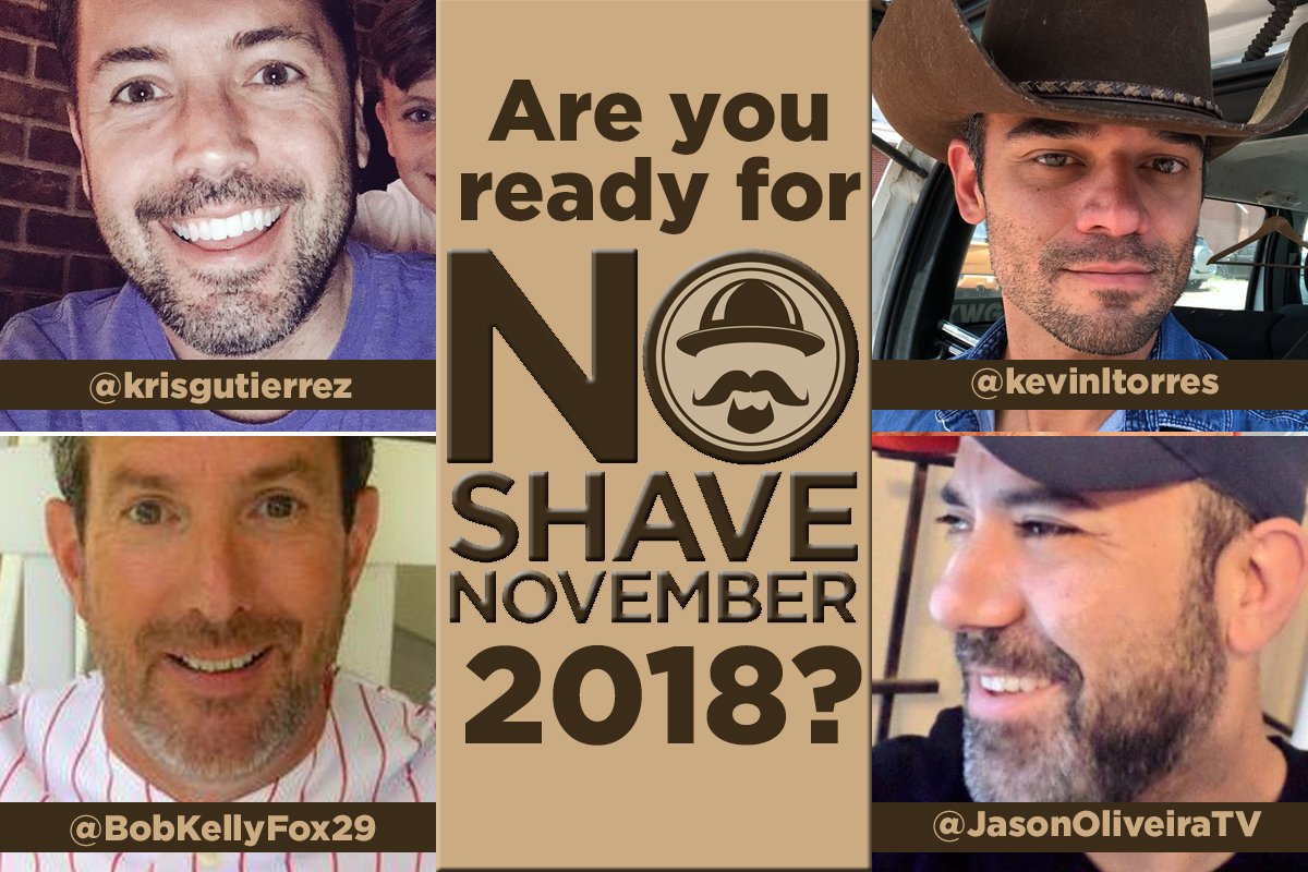 TheBeardAgent's tweet photo. Time to gear up for #NoShaveNovember. #LetIGrow and return to the #BeardLife for AT LEAST one month. @KrisGutierrez @kevinltorres @BobKellyFOX29 @JasonOliveiraTV https://t.co/gmw2Uc2tzA