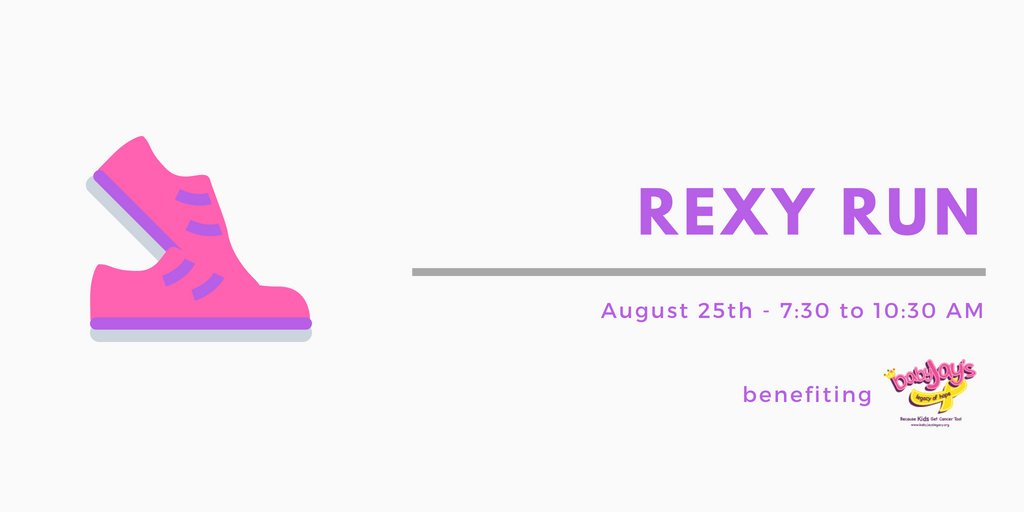 Time is running out! Sign up for the 3rd annual Rexy Run: buff.ly/2m12lMz