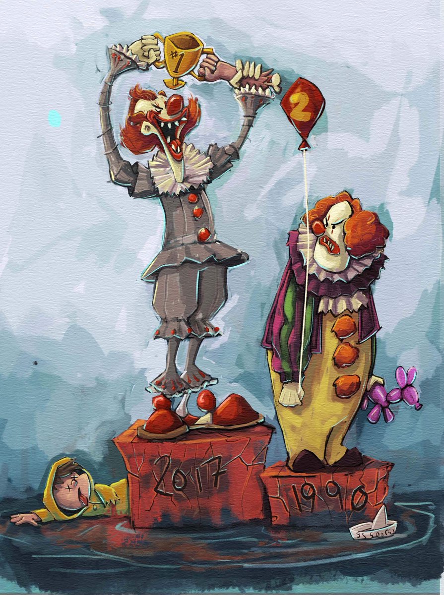 nickchambersart's tweet photo. #pennywise #it #itmovie #youfloattoo https://t.co/TUG2kZHo3P