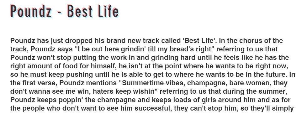 PlanetBoomBoxes's tweet photo. Check out our new Blog on Poundz's new track 'Best Life'
#Manchester @POUNDZ100 @itsrazmedia 

https://t.co/pdobFnd7fe https://t.co/7OxNtn1lob