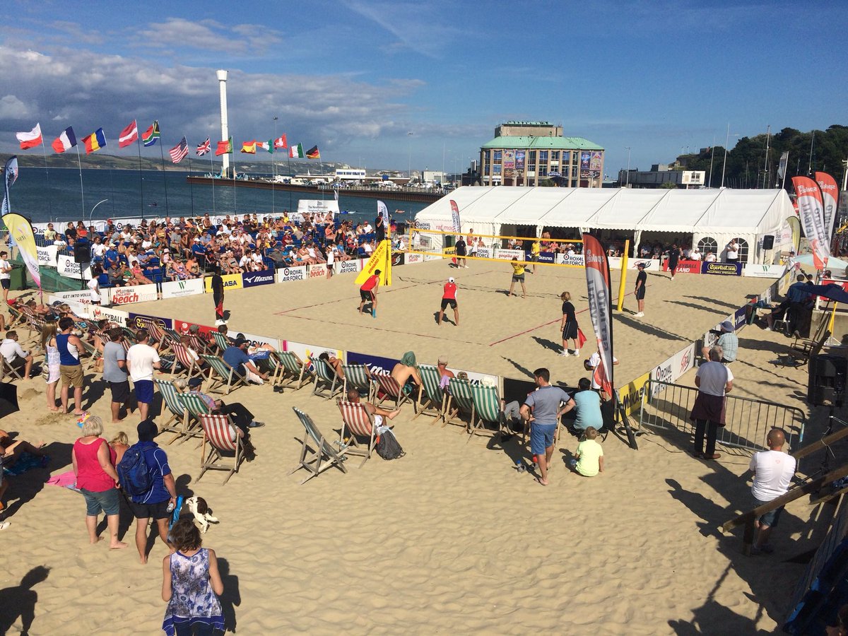 WeyVball's tweet photo. One week until the 2018 Weymouth Beach Volleyball Classic. This year we are part of the @ukbeachtour super series as a 5⭐️ event. #Classic18 #Volleyball https://t.co/sWyQoXHhsh