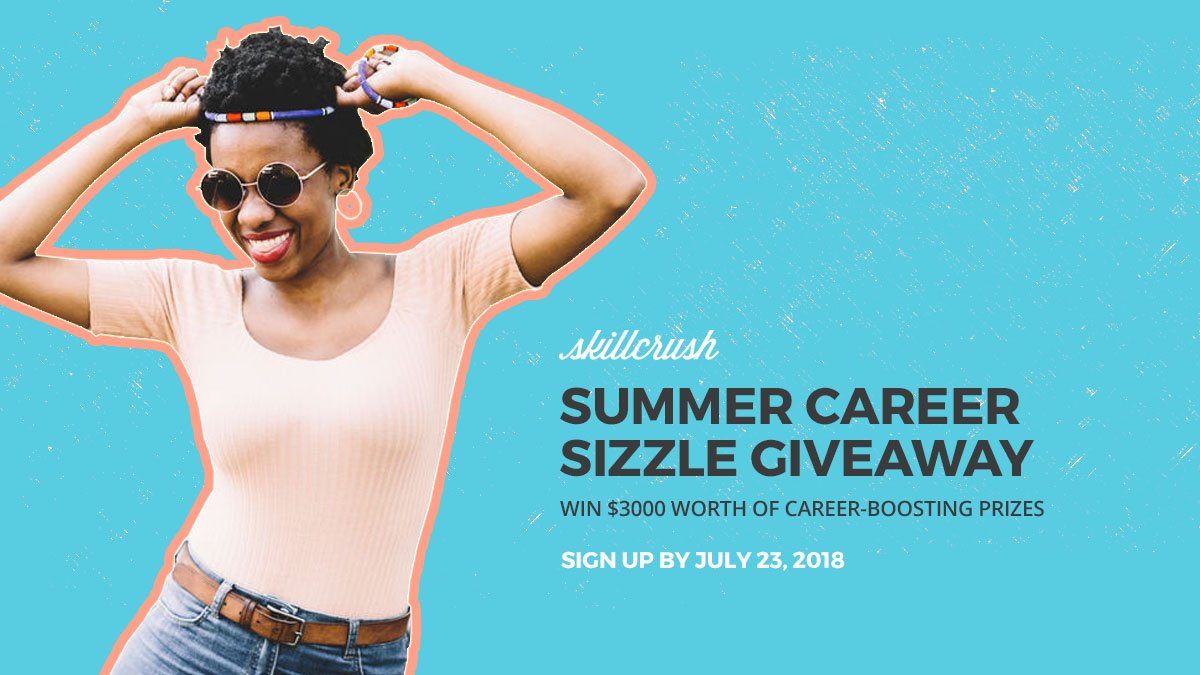 Rookie_Up's tweet photo. Just a couple days left to enter the @Skillcrush Summer Career Sizzle Giveaway, with over $3000 in amazing prizes from @MeetEdgar @workfrom @GetBullish @Rookie_Up, and @skillcrush. Enter before it's too late! ⏲️

https://t.co/1vUy1XtANg https://t.co/QmBAQRJdGh