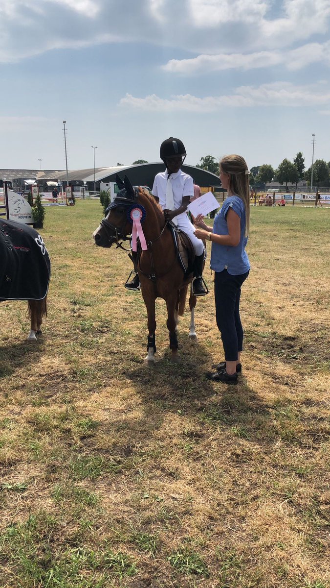 Rens vandaag 2e geworden in Staphorst, topperrr