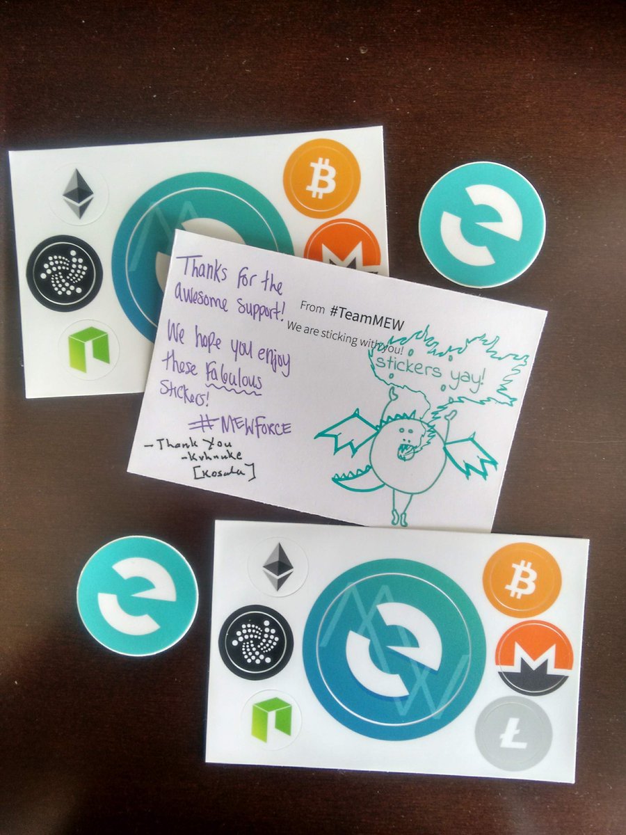 murilomation's tweet photo. @myetherwallet Thank you !!  😀 https://t.co/a9HTMICo4r