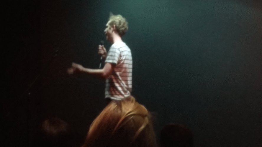 AccidentalShow's tweet photo. Our first act on the  @AccidentalT stage is Daniel Sean Huisman https://t.co/s0RqtvPUv9