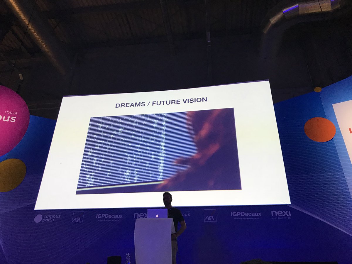 astrastefania's tweet photo. L’altra notte a chiacchierare della mia esperienza di miglioramento visivo e oggi a sentire parlare Rob #eyeborg Spence @campuspartyIT! #eyesight #eye #CPIT2 https://t.co/TrotlKCpxq