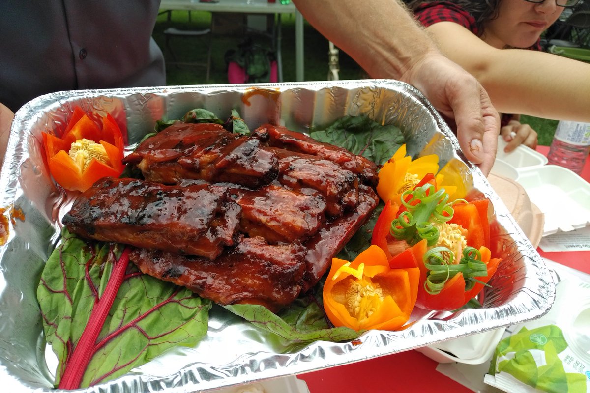 berryonline's tweet photo. Meet Brad and Jen! Brad's request of his bride for a wedding gift was to get to be a VIP judge for @Impact_Events #KWRibfest! When Jen contacted organizer Guy Exley, the answer was a quick yes! Proof that the way to a guy's heart is through his stomach! #RibfestLoveStory #DTKlove https://t.co/SDMCijmP2P