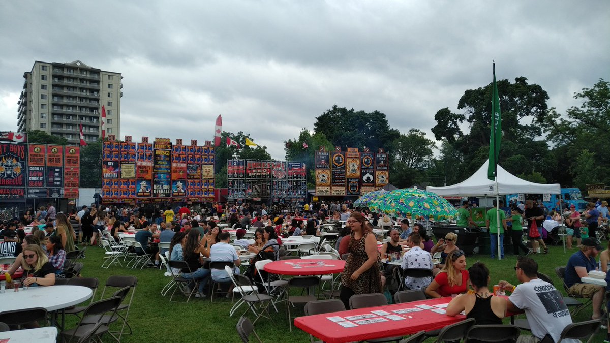 berryonline's tweet photo. Meet Brad and Jen! Brad's request of his bride for a wedding gift was to get to be a VIP judge for @Impact_Events #KWRibfest! When Jen contacted organizer Guy Exley, the answer was a quick yes! Proof that the way to a guy's heart is through his stomach! #RibfestLoveStory #DTKlove https://t.co/SDMCijmP2P
