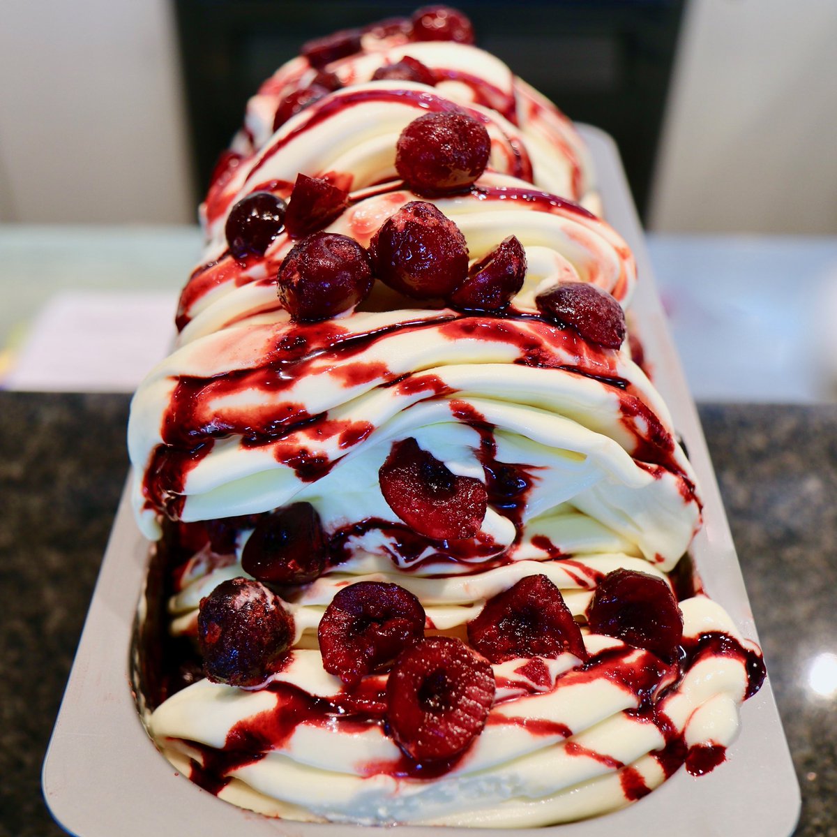 LaVitaDolceSV's tweet photo. New flavor alert: Cherry Pineapple #gelato now available (along with about 20 other #madeinhouse flavahs!)
#cherry #pineapple #cherrypineapple #lavitadolcecafe #chapelhill #southernvillage #hellosaturday https://t.co/uYjWCP5uBb
