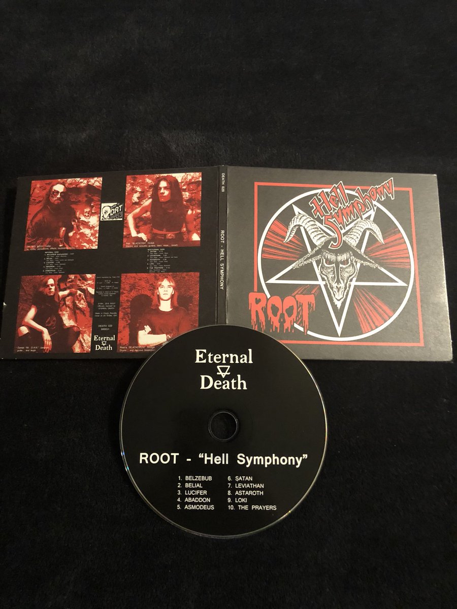 satancblckmetal's tweet photo. ROOT “Hell Symphony” 1991 #rootband #czechepicheavymetal #blackmetal #zerasrecords #satanicblackmetal https://t.co/PUtNcmRRrk