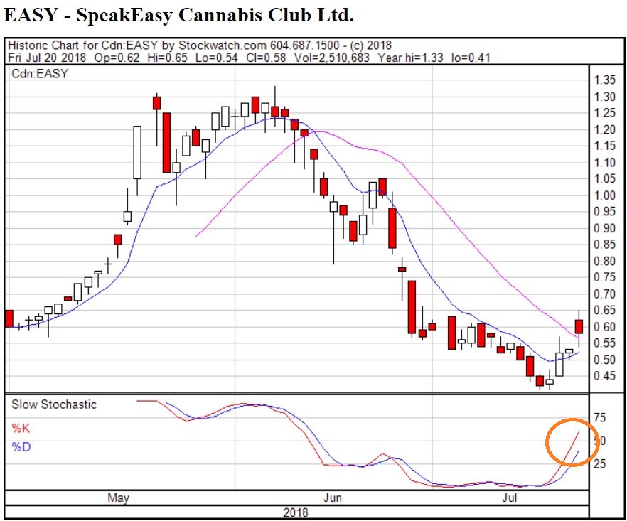 Speakeasy Stock Chart