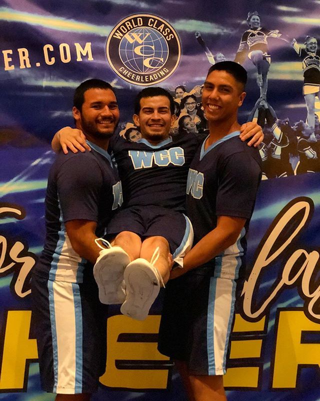 worldccheer's tweet photo. Give it up for some of our spotters Mendez, Tony and Medrano!💙🌐
.
.
.
.
.
.
.
.
.
.
.
.
.
.
.
#BestCampPackage #bestawaycamp #2and3Package #WorldClassHomeCamps #WorldClassResortCamp #WCCheer #WCCamp #WCComp #WCChoreo #WorldClassSummerCamps #WorldC… https://t.co/aqxFJ9NCRh https://t.co/W9puTbPNb1