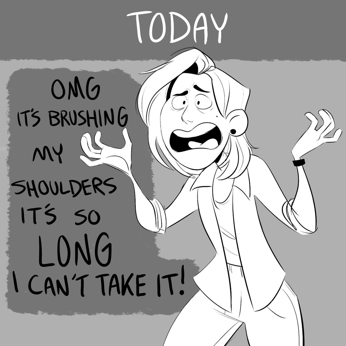 a short(hair) personal comic 
