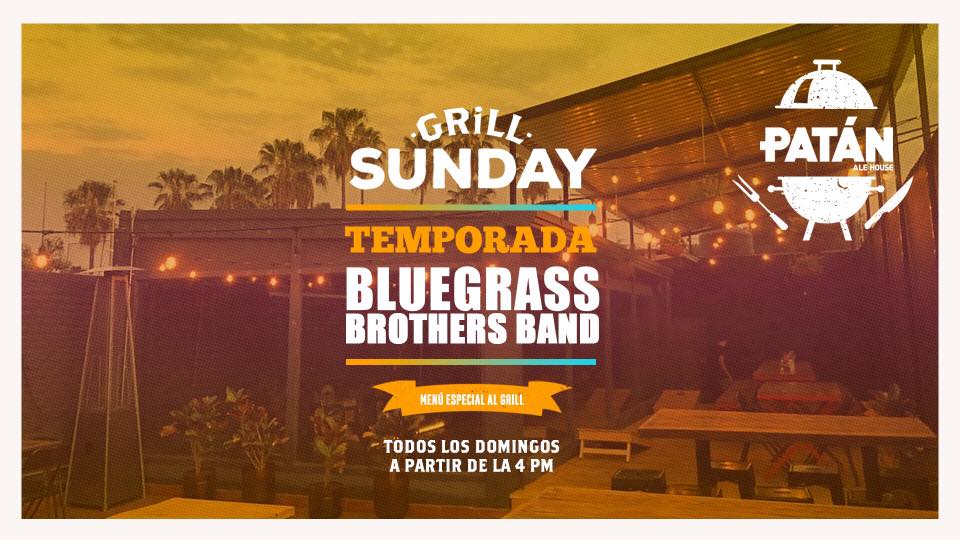 Grill Sunday + Blue Grass Brothers Band! / 22 de julio / <a href="/PatanAleHouse/">Patan Ale House</a> 
facebook.com/patanalehouse/…