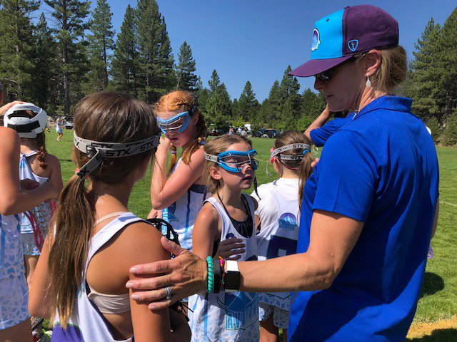 HighSierraLax's tweet photo. Avalanche 10U girls and awesome Coach Leigh doing their thing at @10acityProject Summer Splash tourney in Truckee today...lots of fight in these little ones!! #SummerSplash2018 https://t.co/cSR3pL4sCd