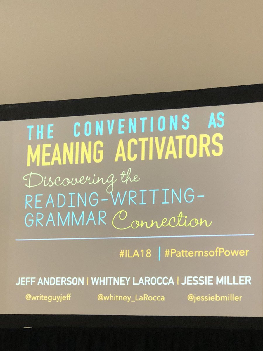 Great session by @writeguyjeff @whitney_larocca and @jessiebmiller  #ILA2018
