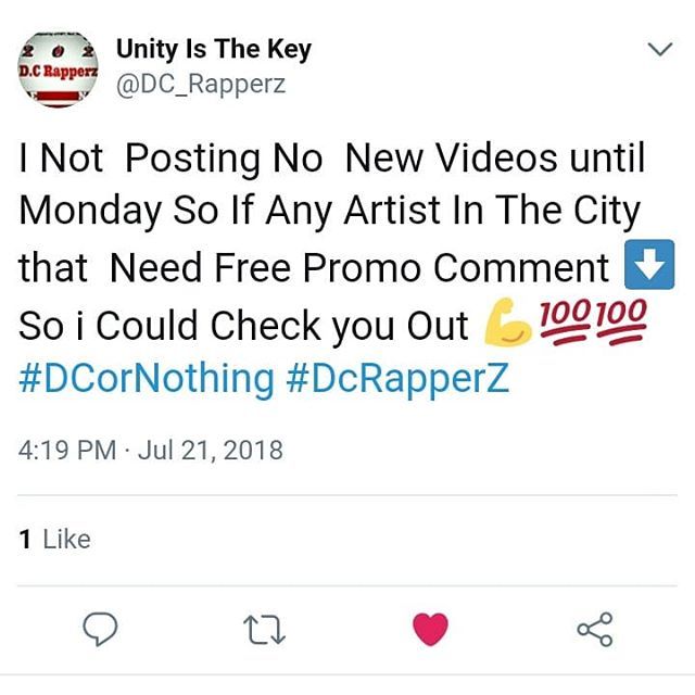 DC_Rapperz's tweet photo. I Know I Be Over Looking Artist So Comment ⬇ So I could check you out 💪💯💯 #DcRapperZ https://t.co/2Gp2IcmKgd https://t.co/CbqyuSUY6x