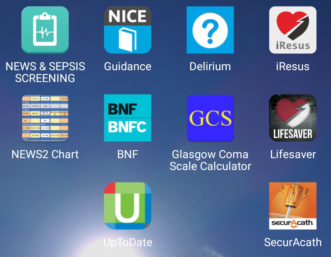 RobinPayne_1's tweet photo. There are some fab apps around to support point of care & clinical practice. Be mindful! ...some are better than others. Also, you need to keep them updated. I particularly like the NICE, BNF, iResus & UpToDate apps. #enurse #bestpractice #fabapps @BakerKatyhaynes @Liz_Berry_1 https://t.co/LyHTv726Do