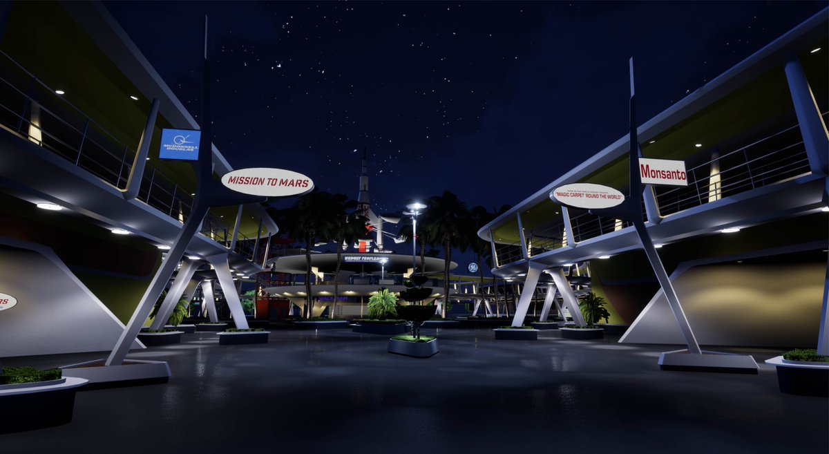 ThemeParkStudio's tweet photo. Checkout the amazing Tomorrowland screenshots from @DPEarchive, built for an online multiplayer experience.  Player and download will be free.  New video by him will be posted next.  For more info please Like/Follow https://t.co/4ZMEfVKm53 https://t.co/JGEoTRztRO
