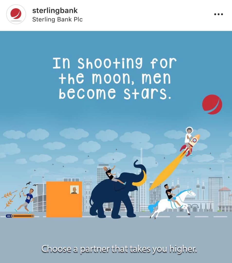 frontofficeNG's tweet photo. P.S. @Sterling_Bankng, give a commendation to the team responsible for this piece of brilliant copy on our behalf. And accept our congratulations for winning the internet today. 🥇🏆 #BankWars https://t.co/P5Dk8eNfji