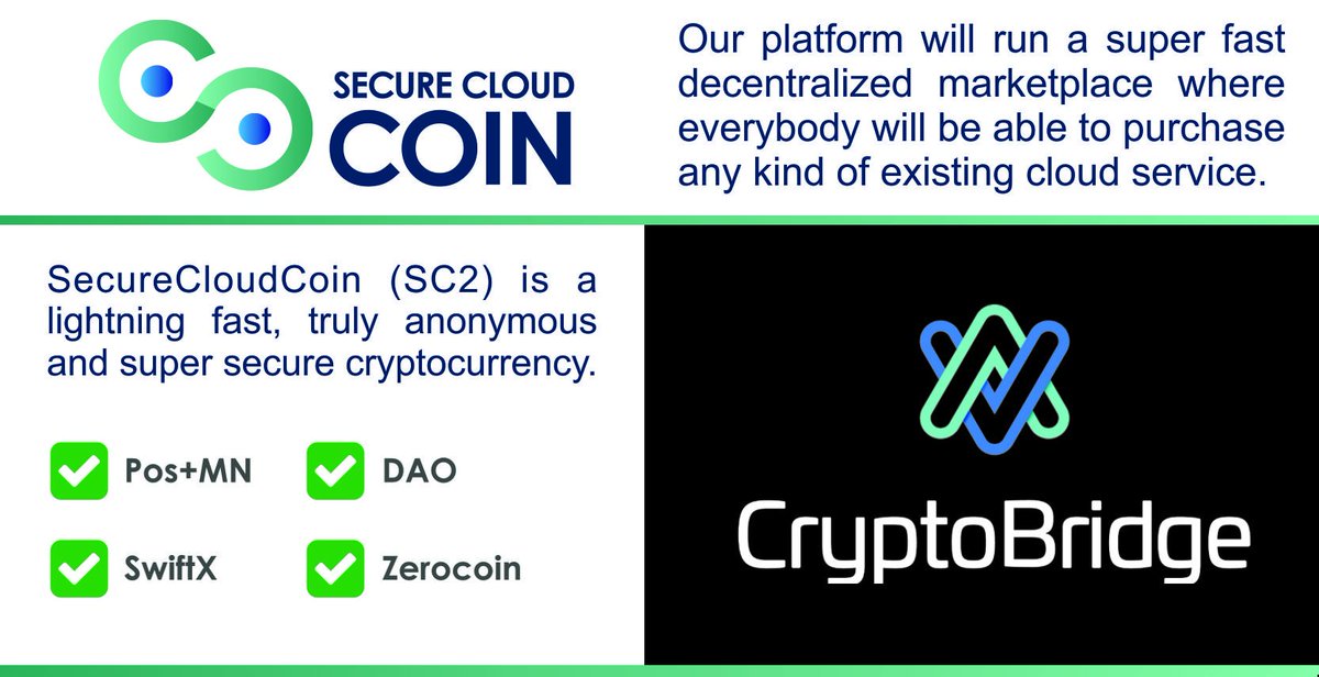 securecloudcoin's tweet image. 🚨 #Giveaway 3000 $SC2 🚨

▶️Follow us, Like, Retweet and tag friends in this tweet 

▶️ Go to our Discord and leave your RT link and shot in #twitter-giveaway 

Discord Server: discord.gg/C7vRbAj

Minimum followers: 50
Ends Aug. 4th
#Cloud #Crypto #VPS #PoS #Masternodes