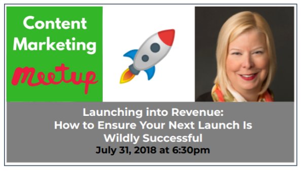 Think_Results's tweet photo. Launching a product, service, or company? Join @JenniferLeBlanc July 31 @Content_Meetup in #SanMateo for case studies, checklists and self-assessment tools (and pizza).
RSVP: https://t.co/5psPX06SVb
#ProductLaunch #ProductMarketing #LaunchingForRevenue #Founder #SiliconValley https://t.co/KzQCpzJJh6