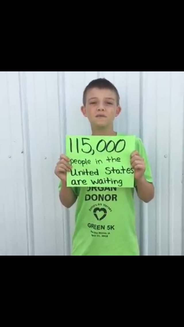 115,000 Americans are in need of a life saving transplant. Register today. #DonateLife <a href="/iowadonor/">Iowa Donor Network</a>