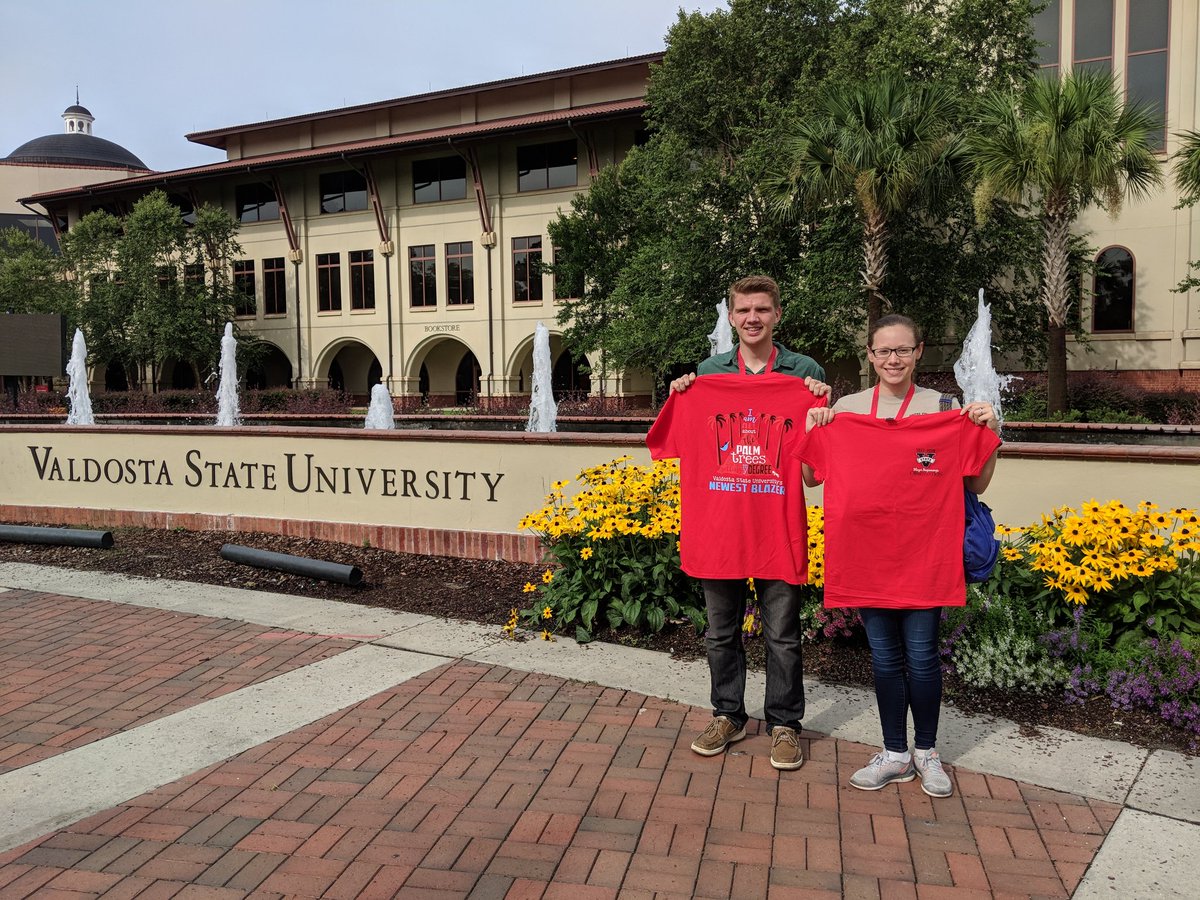 ReedBecki's tweet photo. Here are your newest members of the VSU Marching Band! #movingoutin14days https://t.co/6mA0vBK8dz
