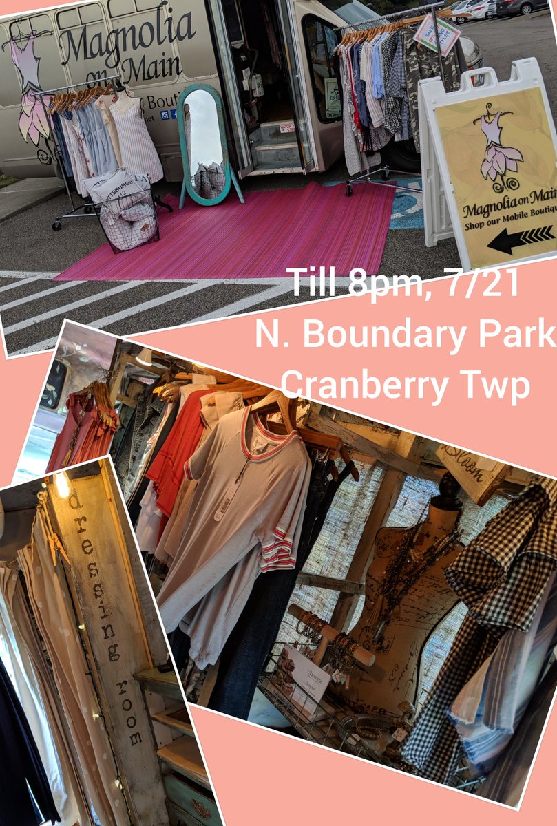 Till 8pm, 7/21 - come and shop, shop, SHOP with <a href="/magnolia_main/">Magnolia on Main</a>
N. Boundary Park
Cranberry Twp
