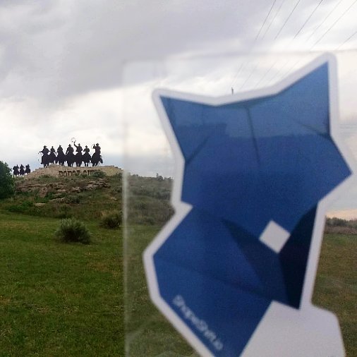 ShapeShift's tweet photo. From cards 🂡 to cowboys, Shifty is making his way across the Great Plains! 
Enter to win this week's #StickerSaturday swag bag by commenting with your favorite country emojis!  🤠🐎🌾 https://t.co/EuSPducx06