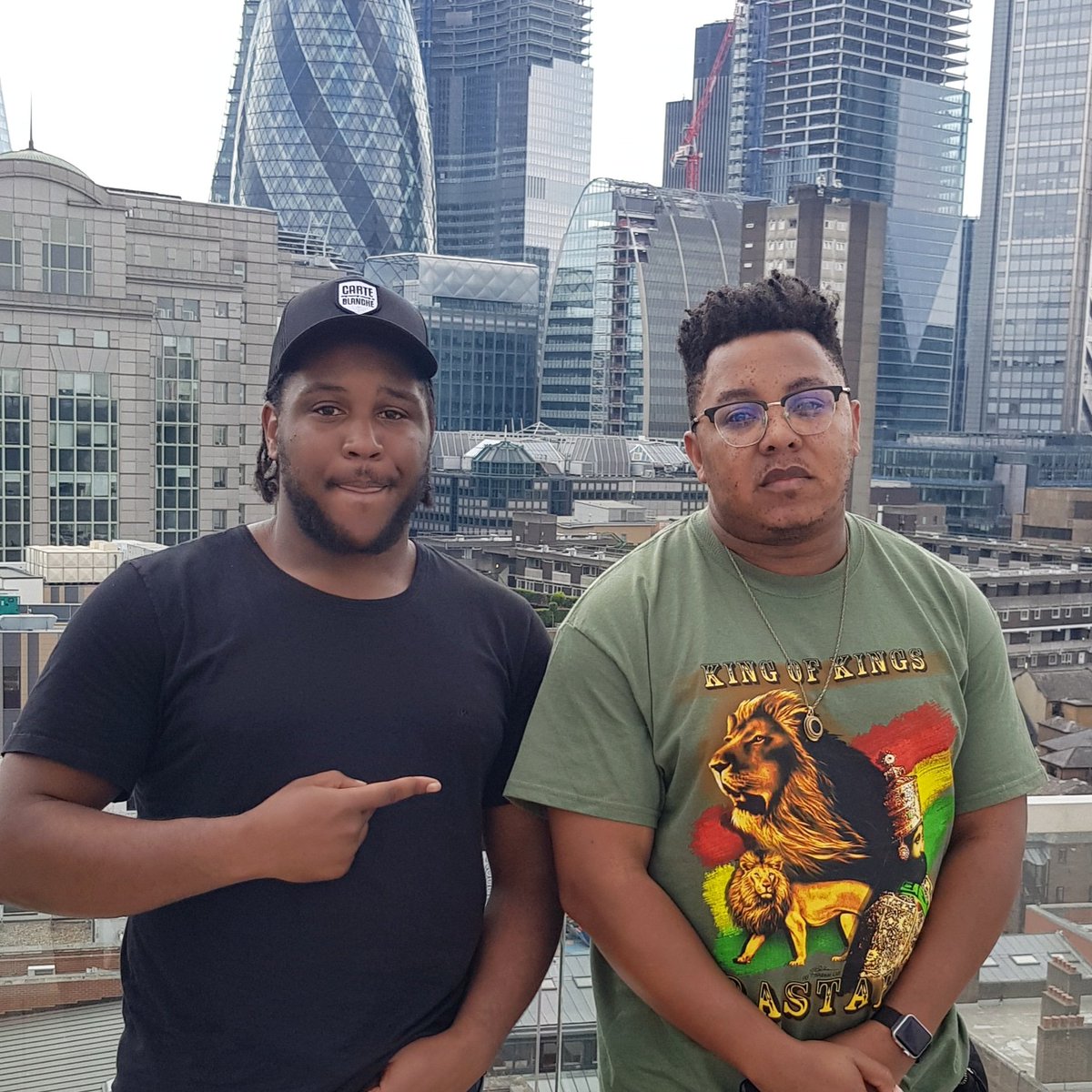 Sick interview today with <a href="/MangaStHilare/">Manga Saint Hilare</a> it was a pleasure G - Interview Out Soon 💯❤🙏🏾👊🏾
<a href="/grime/">GRIME</a>