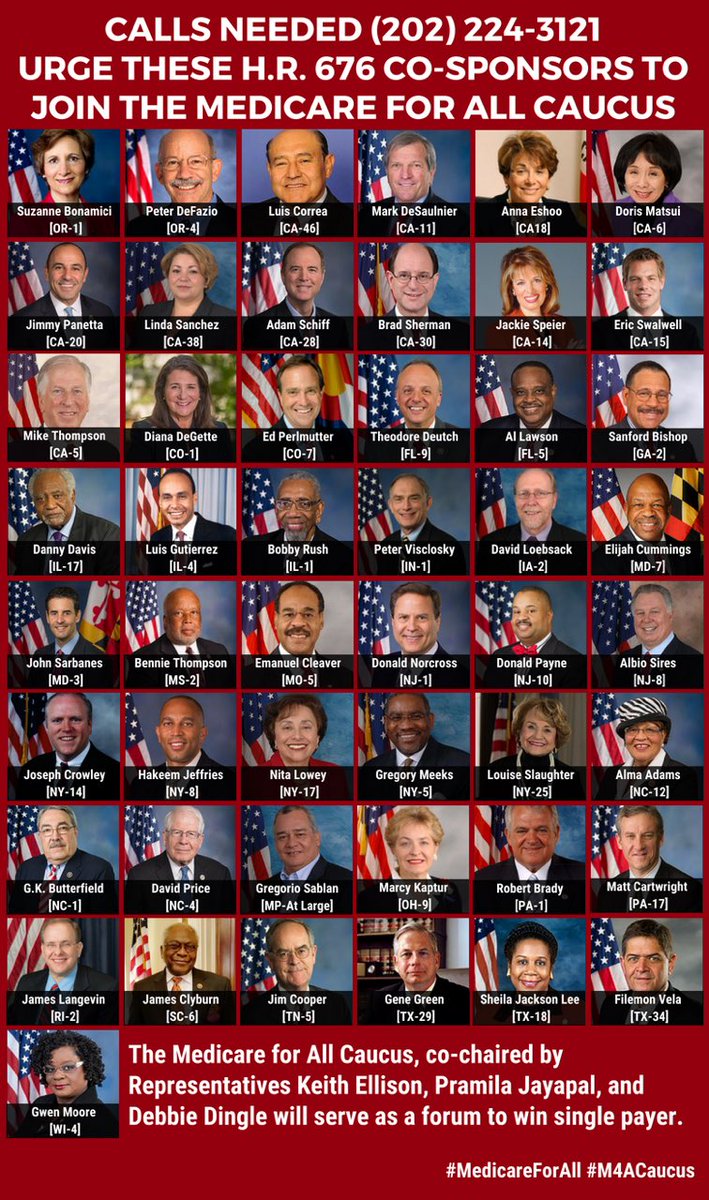 Health care should never be about profit. It’s not a commodity, it’s a human right!

70+ Congressmembers have joined the #MedicareForAll caucus to help win guaranteed health care. 

☎️Join Nurses in urging more #SinglePayer bill HR676 cosponsors to sign onto the #M4ACaucus!