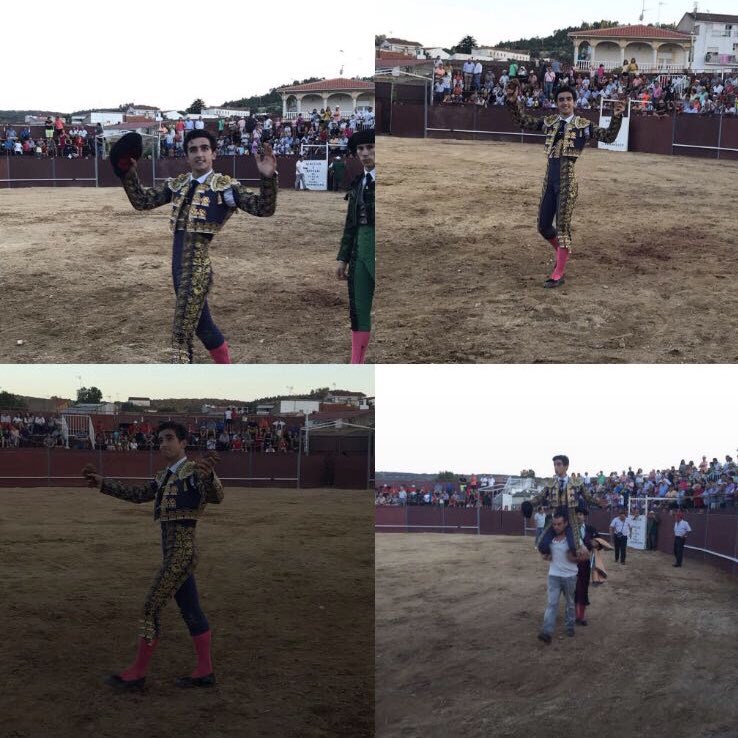 Salvaleon erales de Diego García De la Peña.
Pablo Páez 2orejas/oreja/2orejas/oreja
Sebastian Marín herido vía <a href="/mica_cressenty/">Mica Cressenty</a> <a href="/portaltaurino/">Portal Taurino</a>