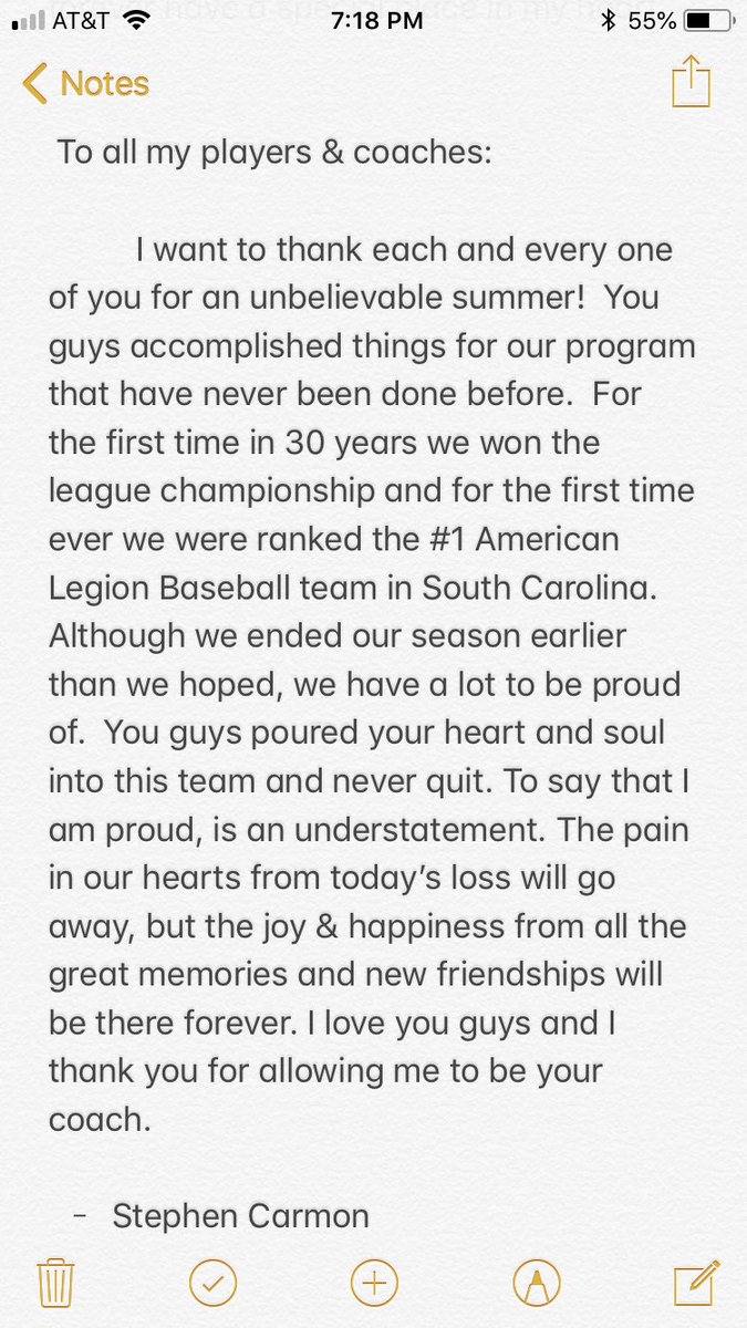 P17Baseball's tweet photo. Thank you!

@ChaseGalloway20 @whitebrady21 @William_Cobb22 @LaffinJake @wynston24 @chris_riv14 @ZacBranham @toddmattox_00 @noahrabonn @devinbeckley18 @jaylynch27 @TheJaidenCG @_Bsal24 @joshboone_ @Hcoleman08 @JustinDorton8 @BunchHolden 

#Family https://t.co/f8rBHRbEZq