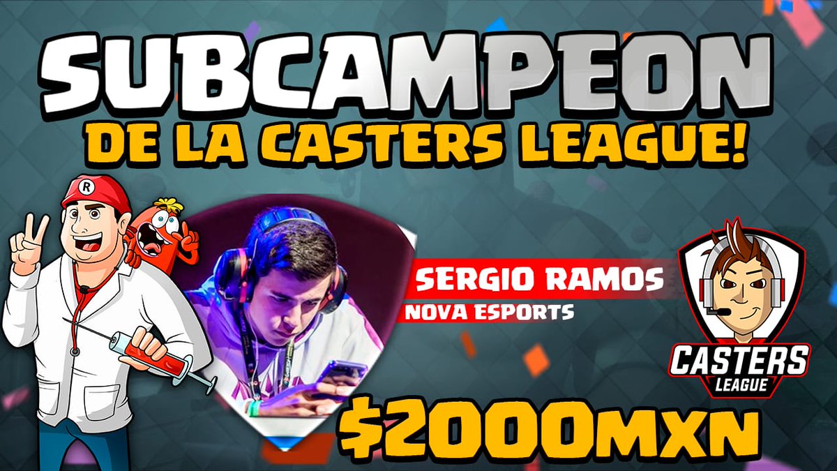 Muchas felicidades al Buen @SergioRamos0321, por una regla que pusimos en la liga que en caso de empate, en un segundo empate ganaba quién hiciera mayor daño en TORRE de REY, el buen sergio quedó subcampeón. Ve la repetición aquí youtube.com/watch?v=sg1nd-…