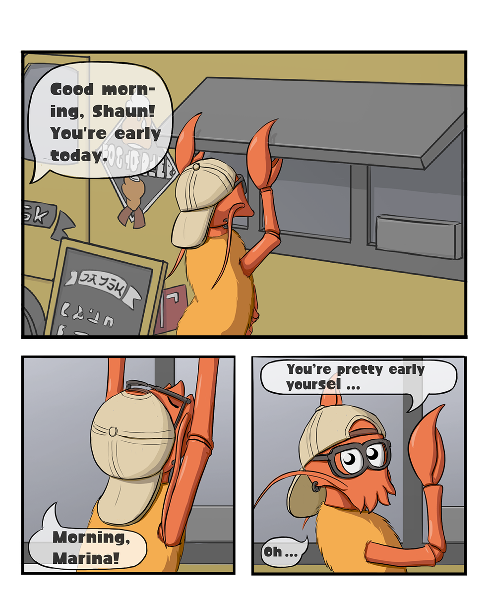 Sini_Art_'s tweet photo. Marina's Haircut - comic by me.
#Splatoon #Splatoon2 #Splatfest #Splatart #Fanart #Comic #Octotrooper #Pearl #Marina #OffTheHook #CrustySean #gg75k #Sini https://t.co/2QZuve9zh7