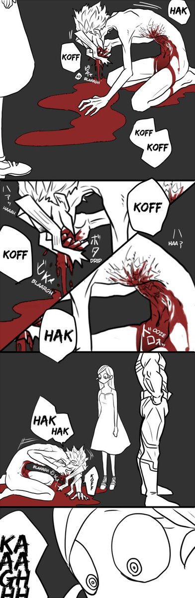 edomonogatari's tweet image. Translated a touching #MyHeroAcademia fan manga by @ars369! It explores the question, &quot;What if Ragdoll used her Quirk on All Might?&quot; Enjoy!

(Warning: Spoilers and blood.)