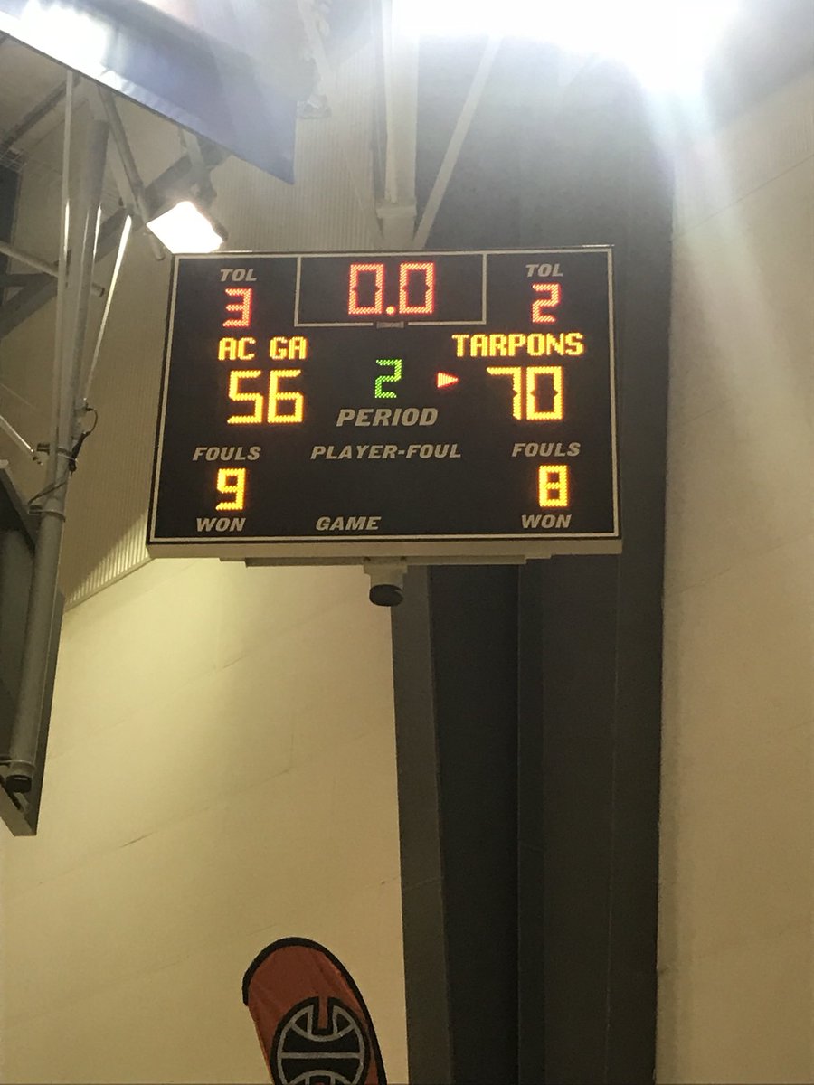 Tarponshoops's tweet photo. Another Tarpons win! The Tarpons 2019 took down AC Georgia 70-56 at #BestOfTheSouth @JakePerper @PrepHoopsGA @prephoopsfl https://t.co/gcQi0wdnPN