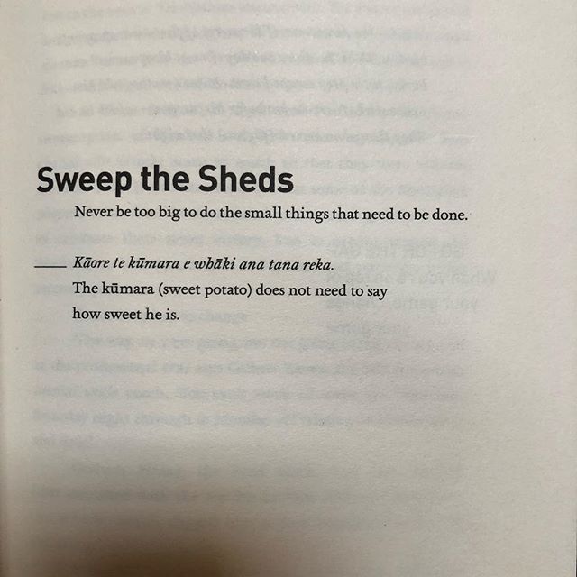 Some great advice from a book on the All Blacks Rugby Team of New Zealand. @yurisuguiyama <a href="/badgerswimdive/">Wisconsin Swimming & Diving</a> ift.tt/2mwffm6