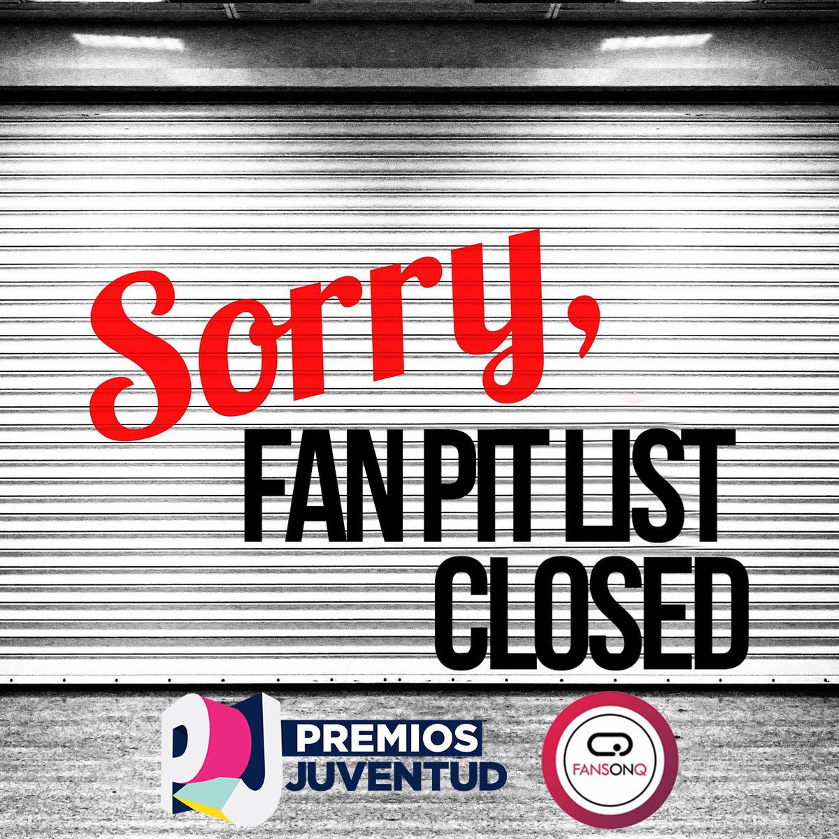 FansOnQ's tweet photo. Our Fan Pit Audience list for Premios Juventud 2018 is now CLOSED.
Continue to check back with us and follow us @FansOnQ for future shows in your town!
#FansOnQ #Miami #GenPJ #CNCO #Maluma #JBalvin #DaddyYankee #BeckyG #FanPit https://t.co/4IyTdO4ATc